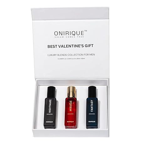 ONIRIQUE Perfume Gift Set for Men, 3 x 20ml